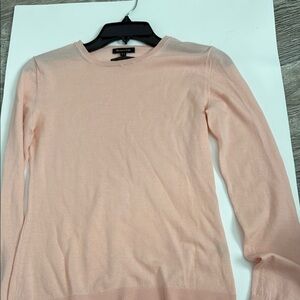 Massimo Dutti Pink Crew Neck Sweater Soft Knit